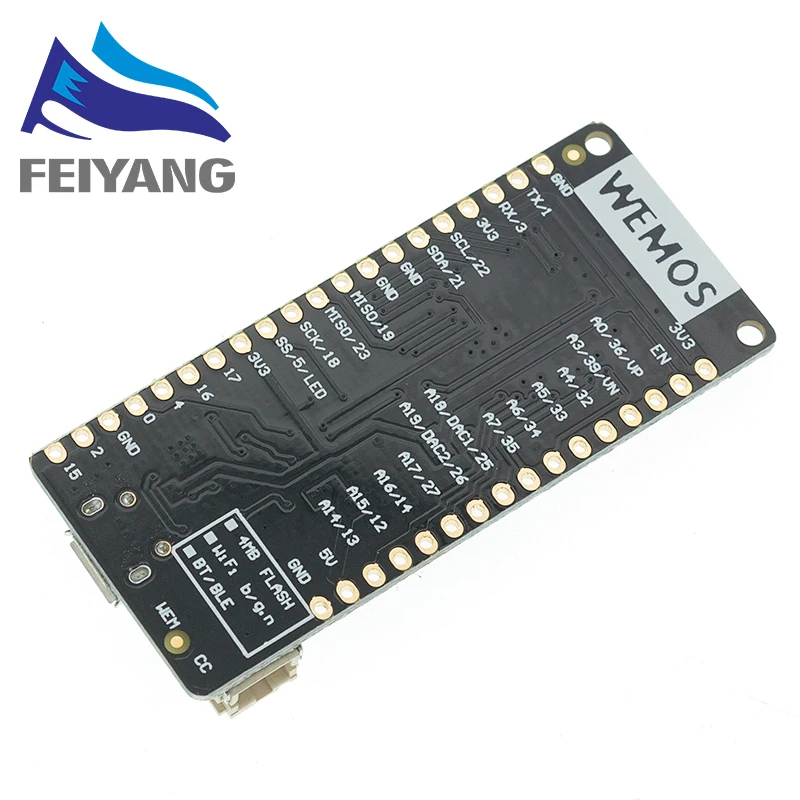 1PCS ESP32 ESP-32 ESP-32S ESP32S For WeMos Mini D1 Wifi Bluetooth Wireless Board Module Based ESP-WROOM-32 Dual Core Mode CPU