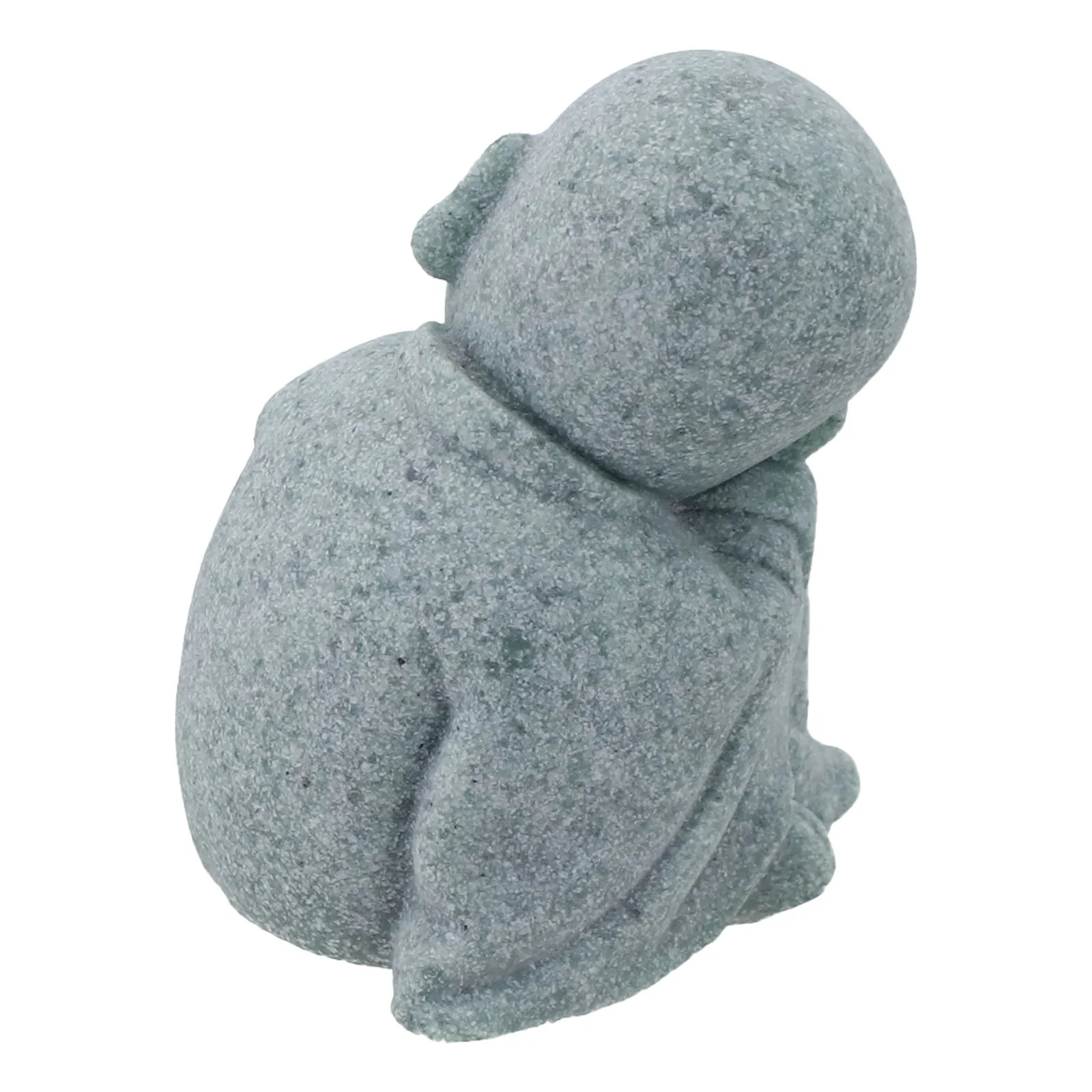 Small Buddha Ornament, Made of Sandstone Resin, Eco Friendly Material, Harmless for Fish Tank and Garden Plants