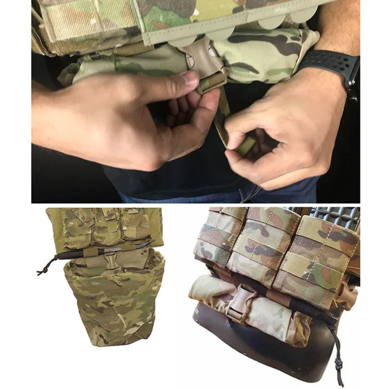 Chaleco táctico multifunción con bolsa enrollable ripstop outdoor - imagen 3
