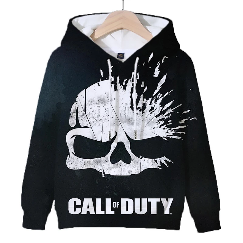 Call Of Duty Warzone Hoodie Kids Long Sleeve Pullover Tops Boys Girls Casual Hoodies Autumn Winter Sweatshirt Christmas Gifts