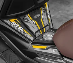 Protecteur de coussin de moto en cuir précieux, autocollant de glaçage, accessoires de décalcomanies, VOGE SR4MAX 2022 2023