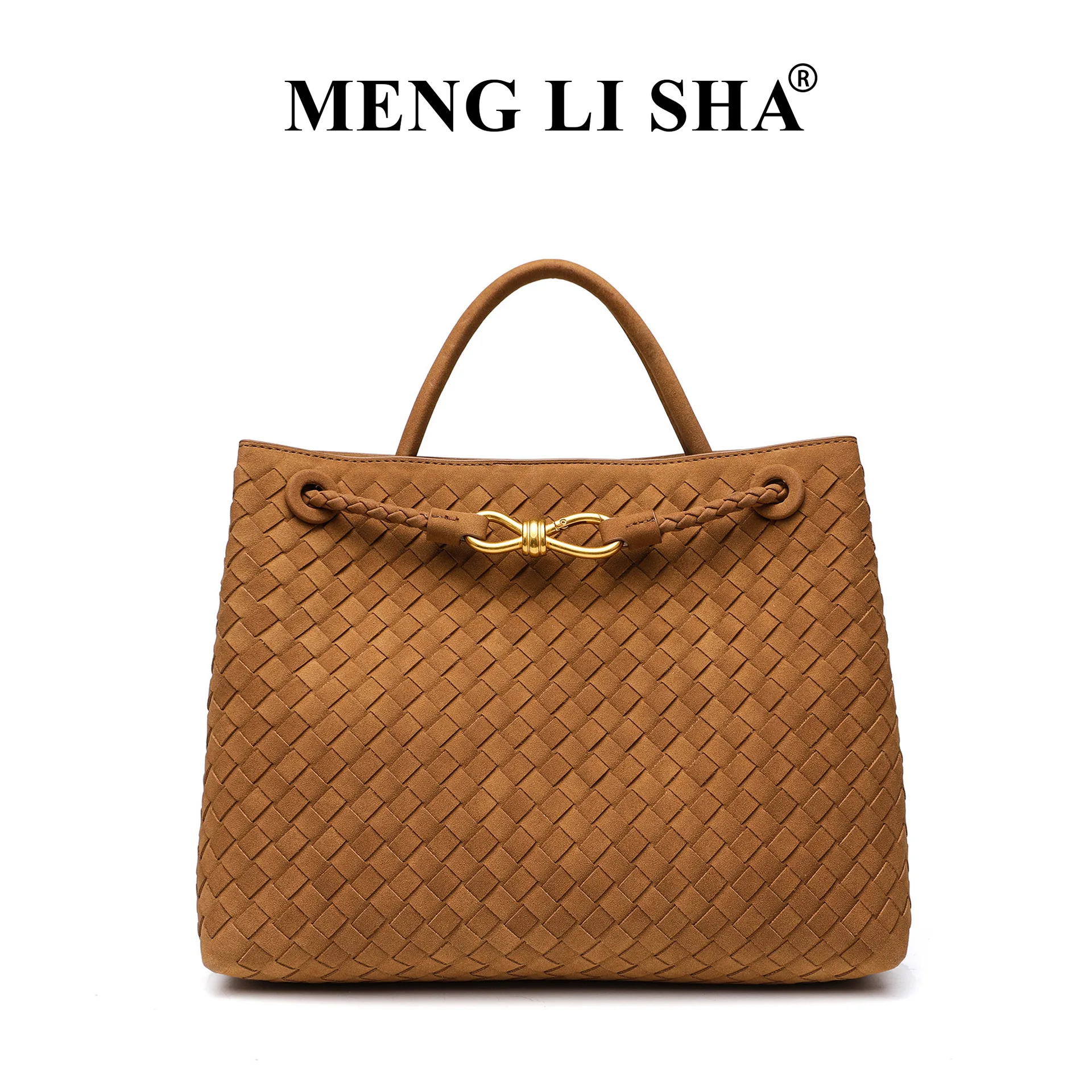 

Элегантная сумка-тоут, женская сумка из матовой замши в ретро-стиле, модная сумка через плечо.