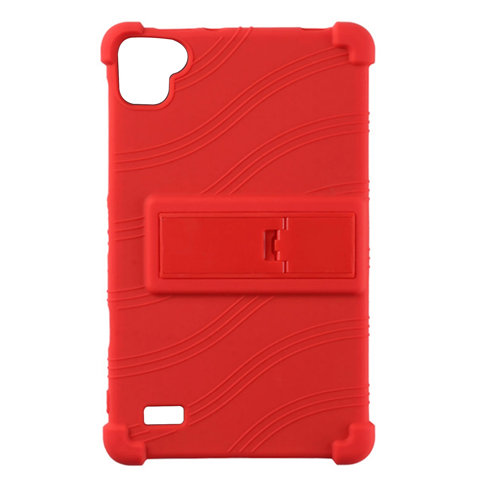 Y29A Hot Tablet Case for P80 P80X P80H 8 Inch Tablet Anti-Drop Silicone Case Tablet Stand for Office (Red)