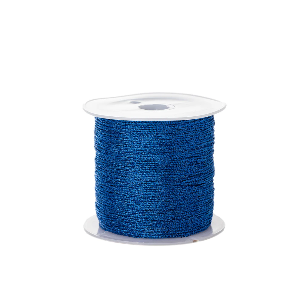 0,2mm/m Nylon Roségold Silber Perlen Faden Schnur Schnur für DIY Herstellung Armband Halskette hand gefertigte Makramee Bastel zubehör