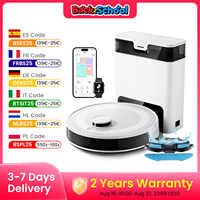 Lefant Robot Vacuum with Mop,Self-Emptying, 6000Pa , DTOF Laser Navigation, PSD Obstacle Avoidance, Wi-fi/Alexa Control