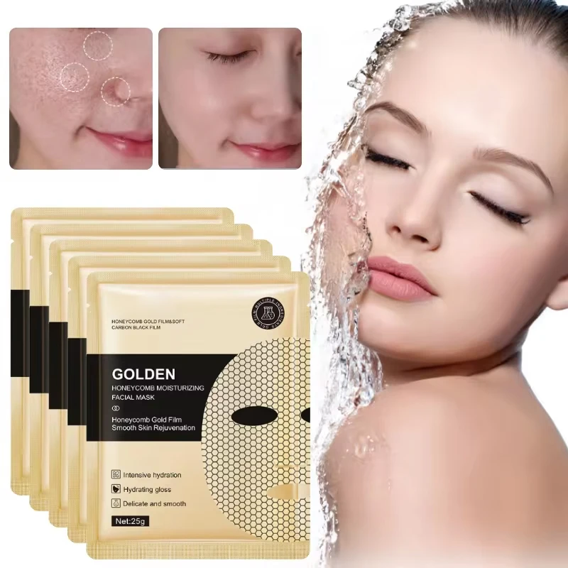 

Facial Mask Moisturizing Shrink Pores Anti-Aging Smoothing Nourish Firming Brighten Whitening Wrinkle Remover Skin Care 5pcs