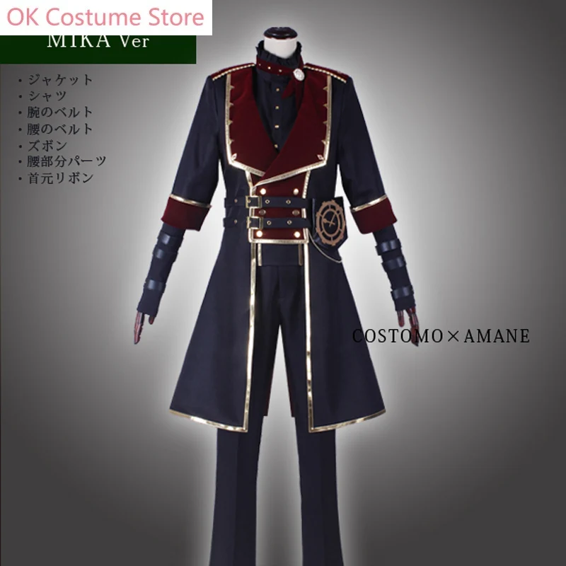 Ensemble Stars Valkyrie MIKA Cosplay Costume, Anime, OwFashion, Bel Uniforme, ixd'Halloween, Tenue de Jeu en plis, Sur Mesure