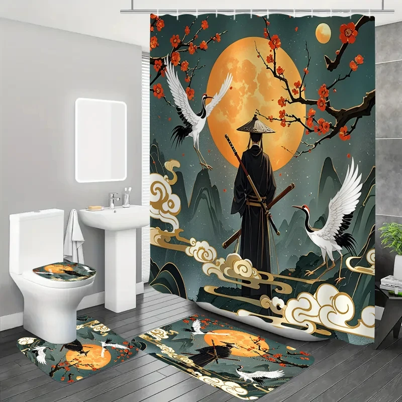 4Pcs Samurai, Sakur… - image