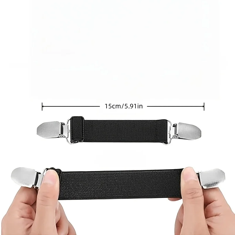 4PCS Adjustable Elastic Non-Slip Multi-Use Heel Strap for Flip Flops Adjustable Comfortable Elastic Band Prevents Slipping Off