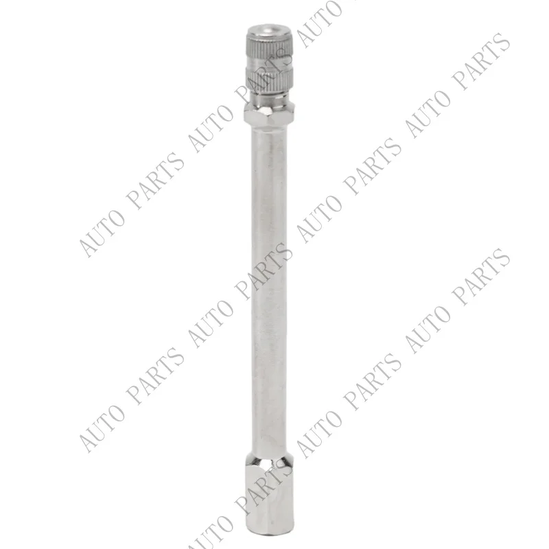 A+ for Tyre Valve Extension Rod Silver Tone Stem Truck Wheel Valve 4 Pcs Auto