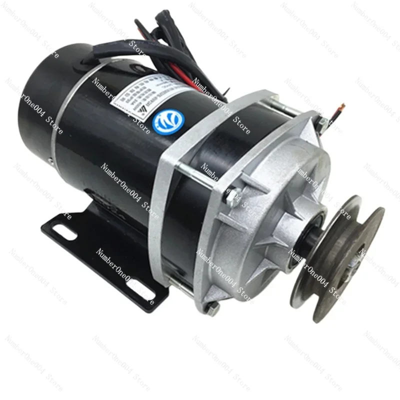 DC Brushed Pulley Motor 450W48V36V24V600W Meat Grinder Amusement Agricultural Machinery Modification