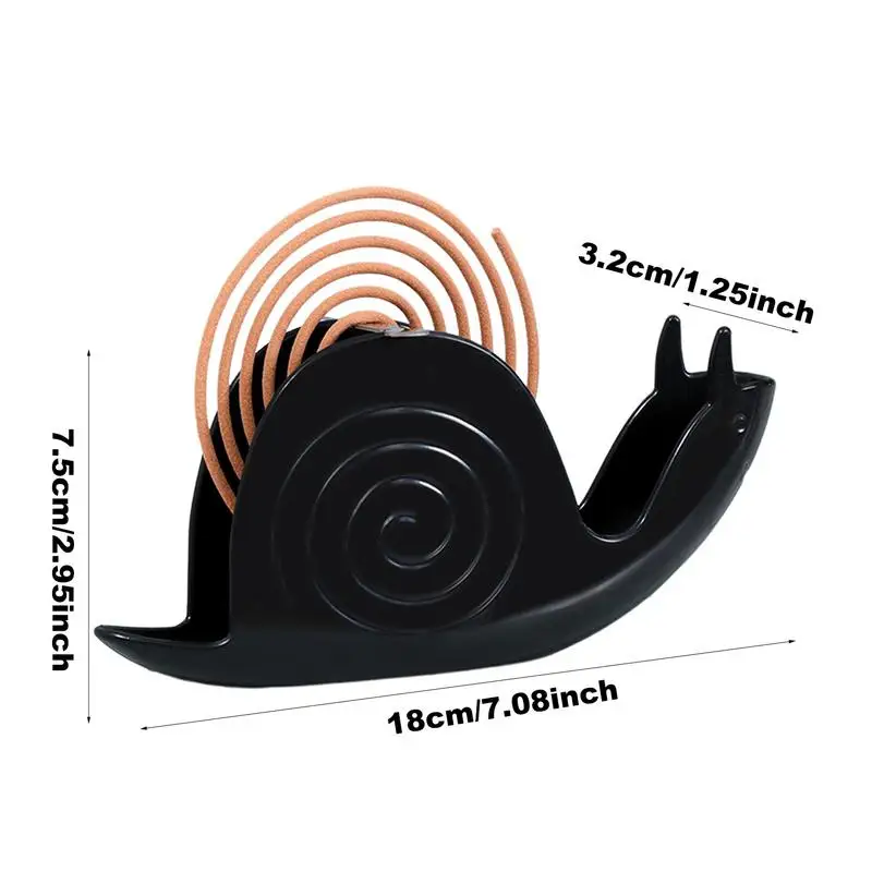 Repeller Incense Stick Holder With Storage Tray Incense Coil Snail Holder Rack Bedroom Living Room Fireproof Incense Holder