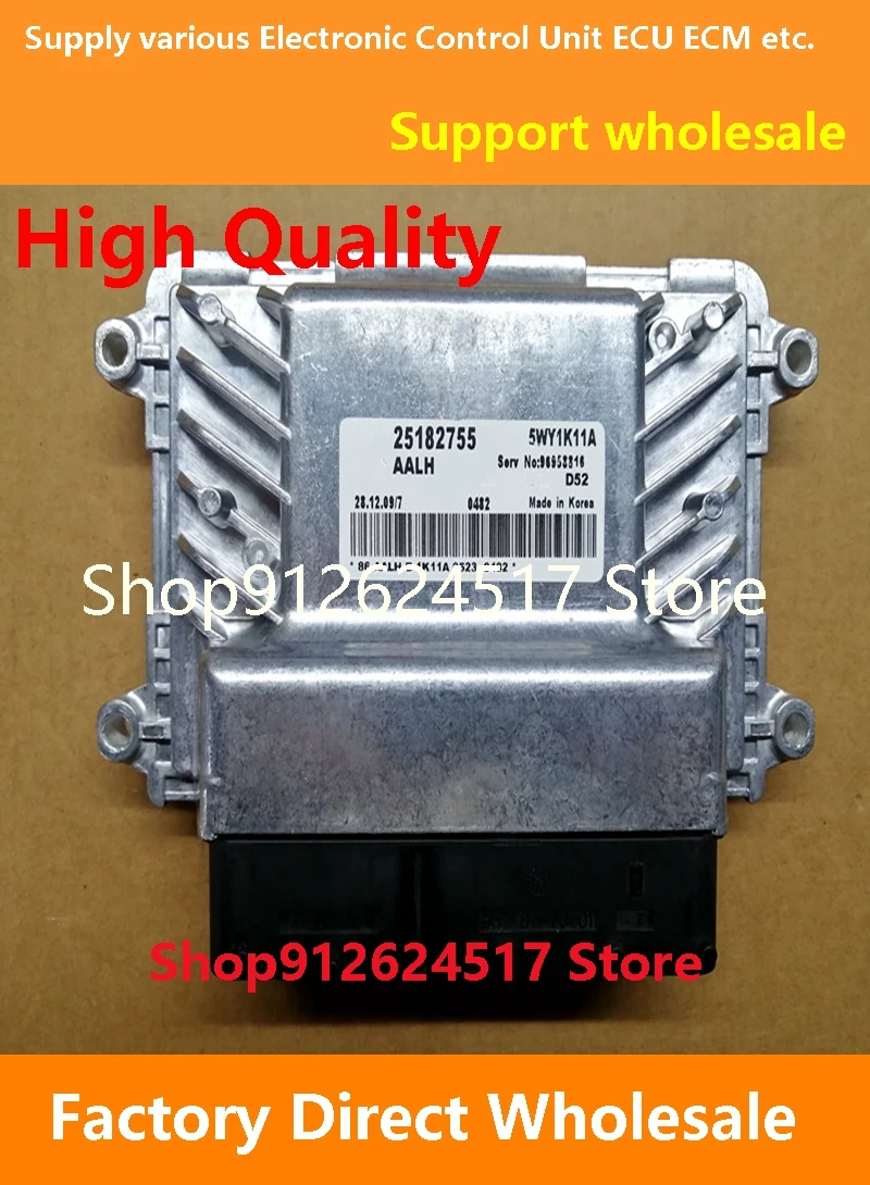 

25183236 ECU AASH 5WY1K71A 96958816 25182755 AAN1 5WY1K63C 96958816 Engine Computer Board Compatible For Chevrolet Cruze Epica