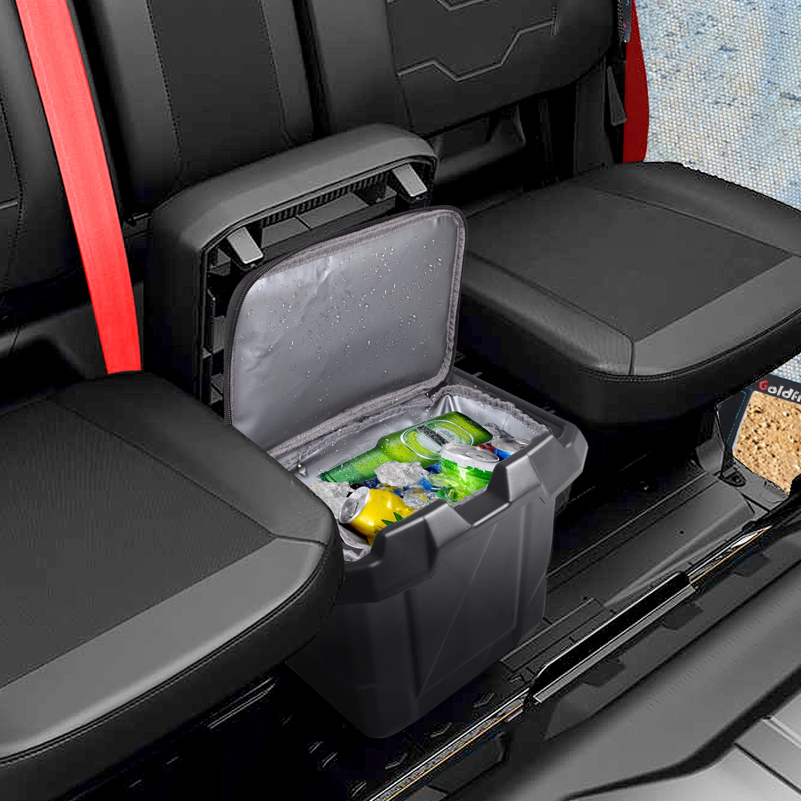 Camping Accessories Cooler Bag Picnic Food Beverage Drink Fresh Keeping Kitchen Organizer STORAG BOX for Utv Can Am Defender