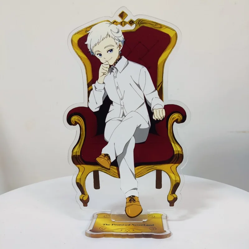 The Promised Neverland Figure Emma Acrylic Double-Sided Pattern Stands Model Desk Decor Collection Give To Children Xmas Gift