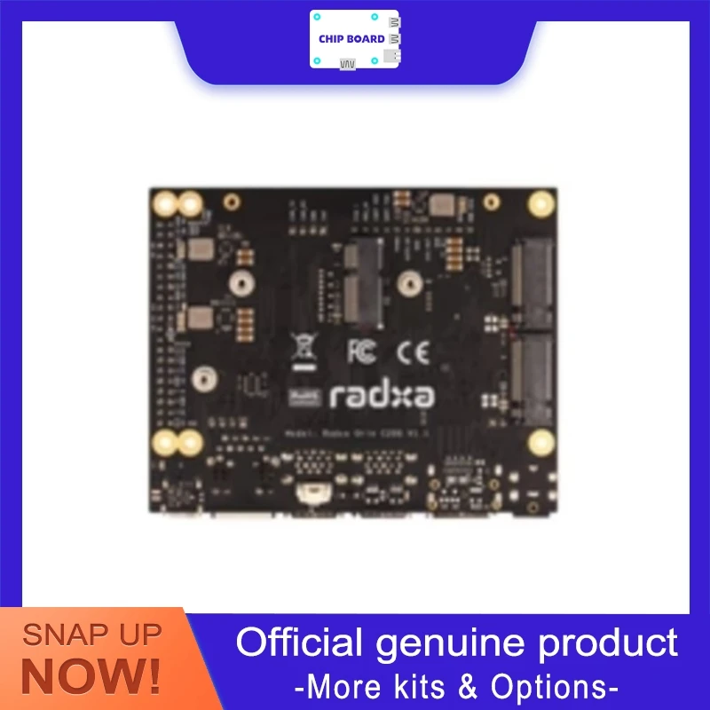 Radxa C200 AI Development Kit, NVIDIA Orin SoC Edge Computing Board, High-Performance RISC-V Compatible Platform