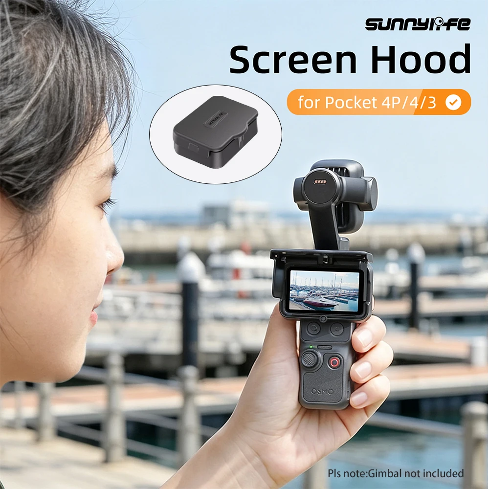 Magnetische, faltbare Sonnenhaube/Sonnenschutzabdeckung für DJI Osmo Pocket 3 4/4 Pro Kamera Gimbal Zubehör für DJI Osmo Pocket 3 4/4P