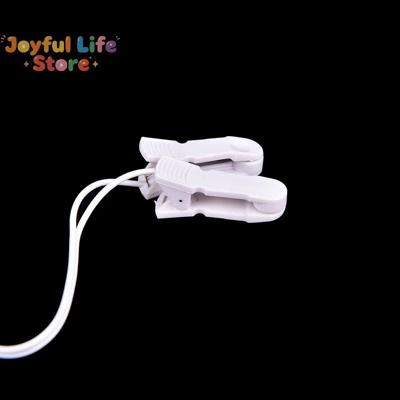 Hot Sale Electrode Lead Wires with 2 Ear Clips for Tens Therapy Machine Massager 2.5mm