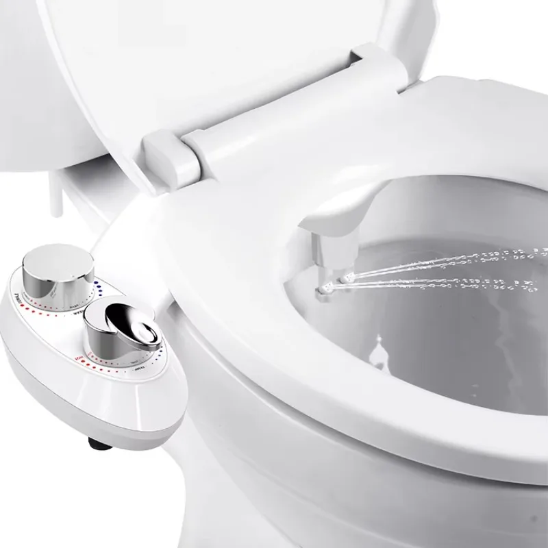 

Hot and cold water bidet adjustable abs plastic toilet accessory seat accessory non-electric toilet