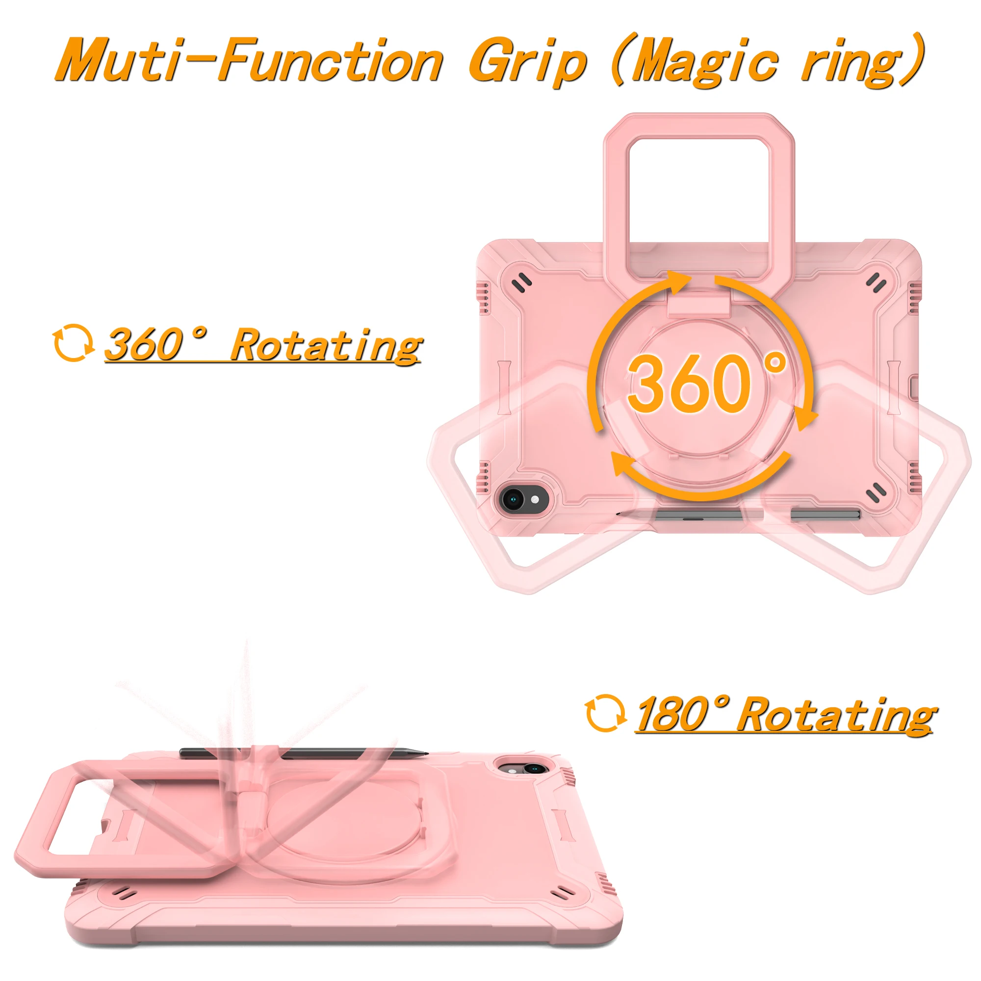 360 Rotating Stand Case For Samsung Galaxy Tab S11 2025 11.0 inch SM-X730 SM-X736 SM-X736B Handle Grip Cover With Shoulder Strap