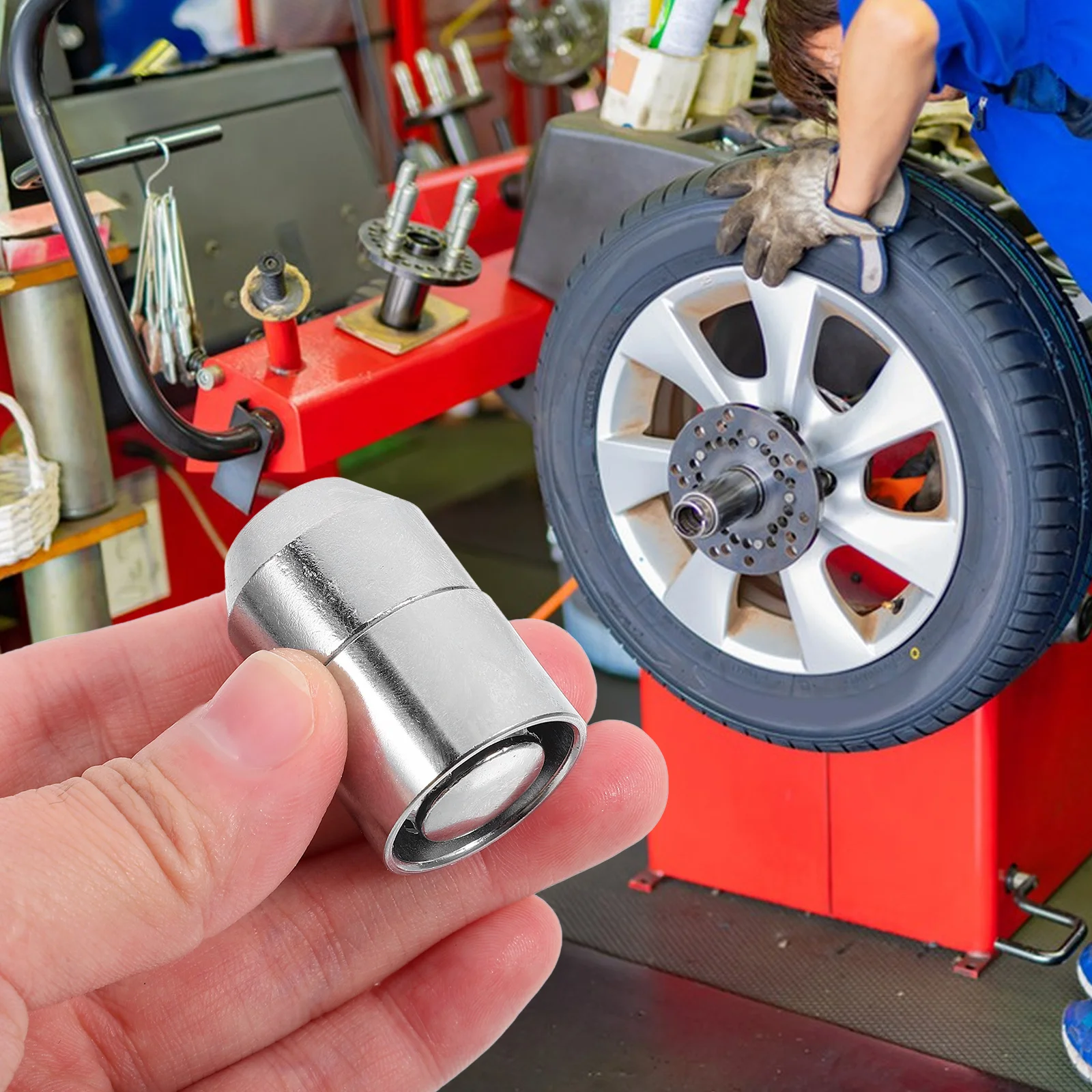 

Anti-theft Nut Wheel Lock Iron Modified Pieces Refitting Parts Silver Security Bolt