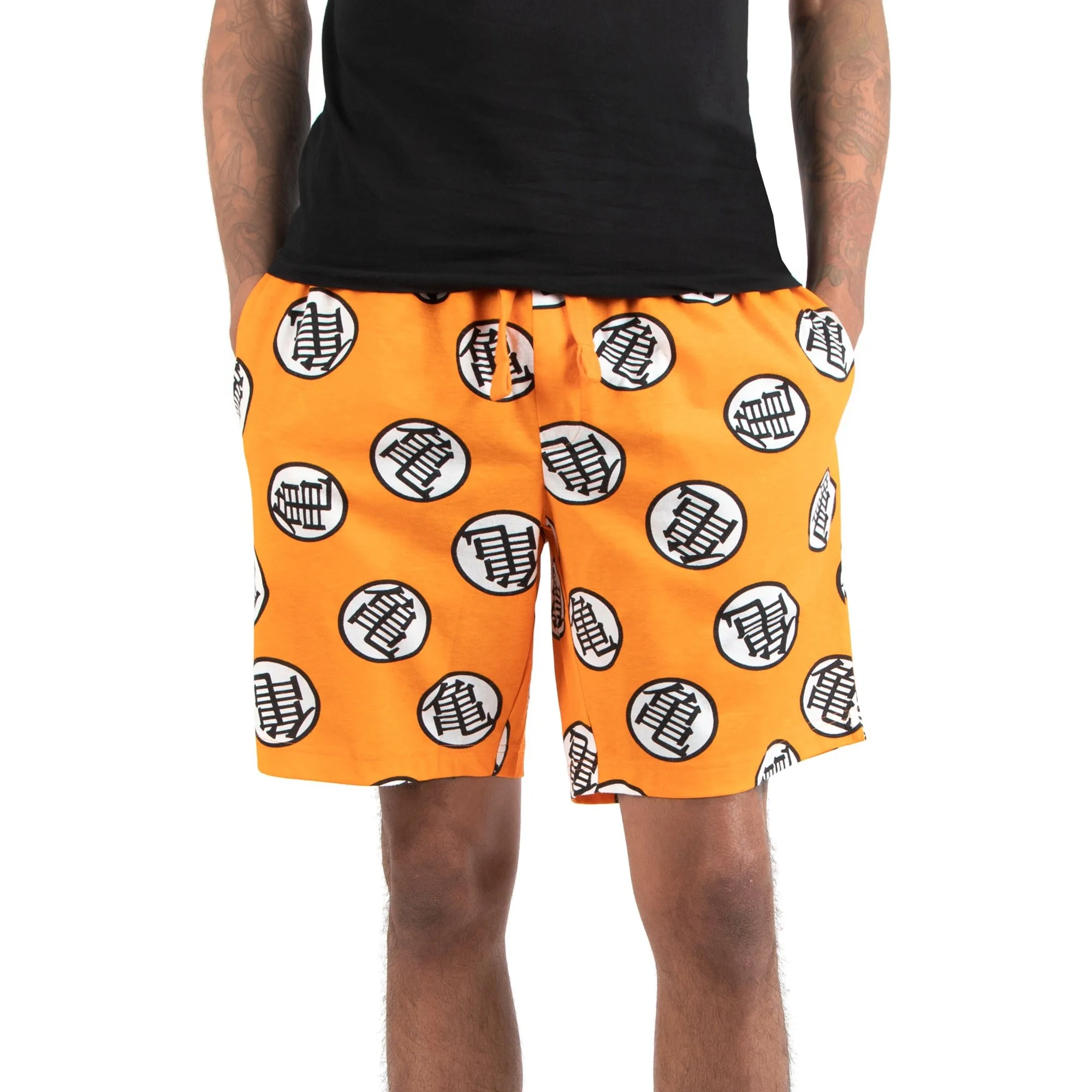 Bandai Dragon Ball Z Goku símbolo naranja bañadores adultos niños gimnasio entrenamiento pantalones cortos verano de secado rápido pantalones cortos de playa ligeros