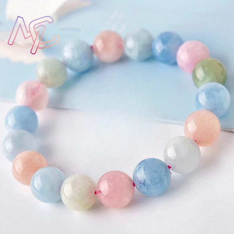 

Real Natural Jade Bead Bracelet Agate Stone Bangle Gemstone Lucky Amulet Fashion Jewelry Charm Holiday Gifts for Girl Women