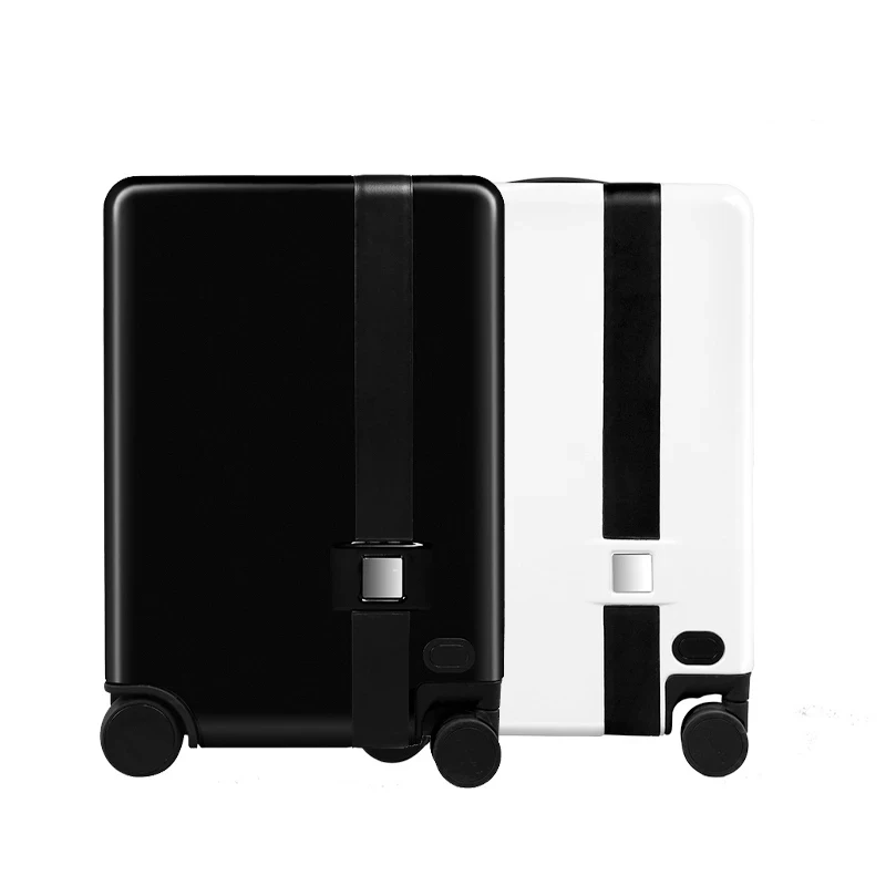 Inch Hard Riding On Suitcase Bike Automatically Follows Scooters Travelling Lage Bag With Motor
