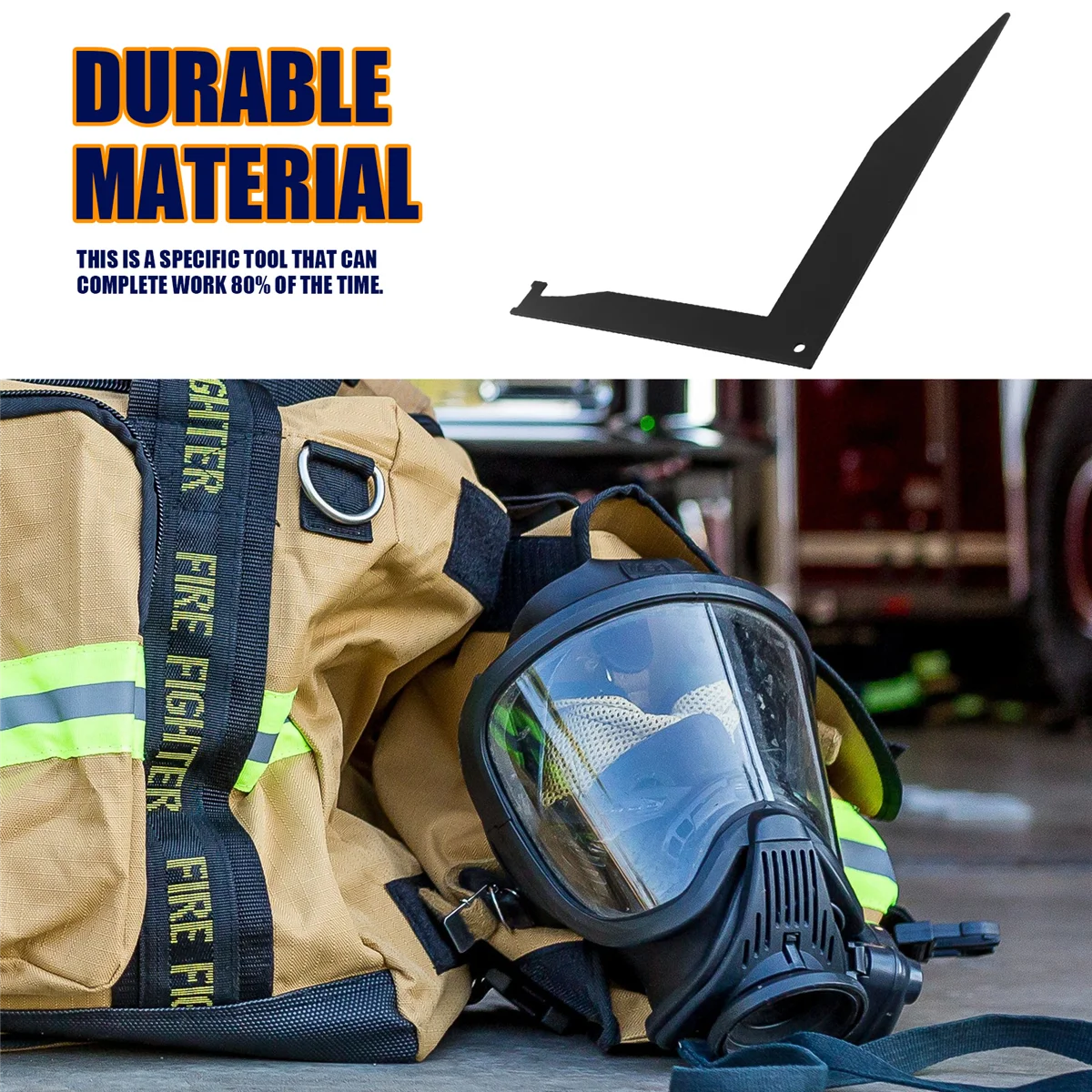 A88m barra ferramenta de bombeiro portas de acesso facilmente picareta de fogo ferramenta de alavancagem preto