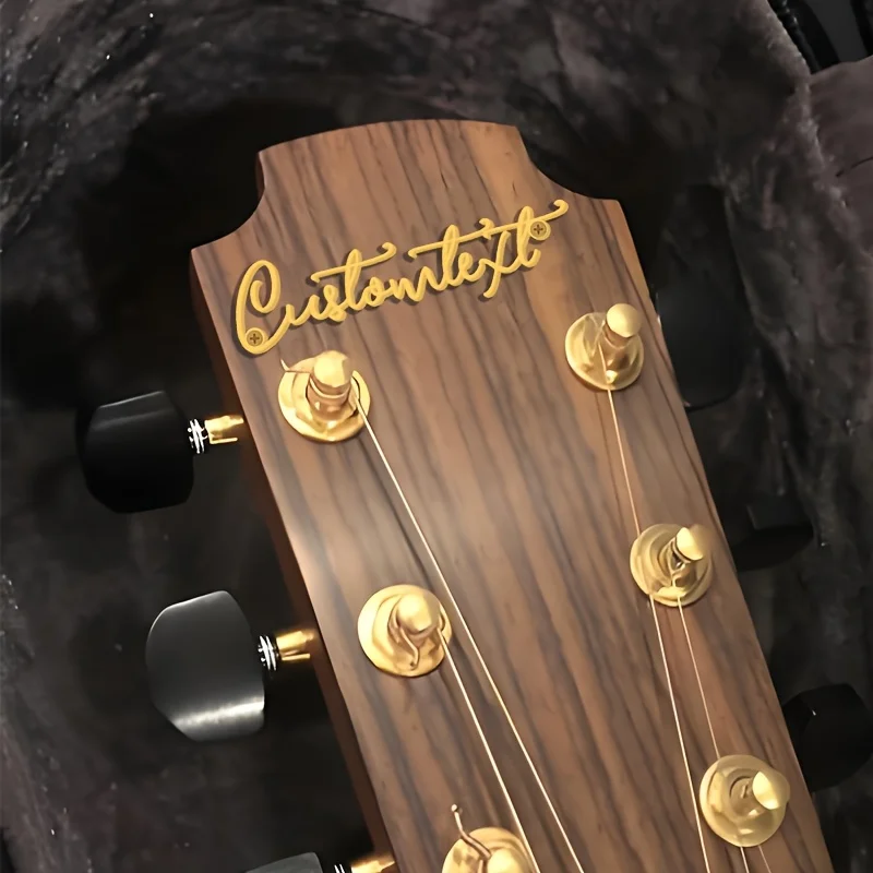 [Custom Products] Personalized Nameplates for Guitar Decoration—The Perfect Gift for Music Lovers