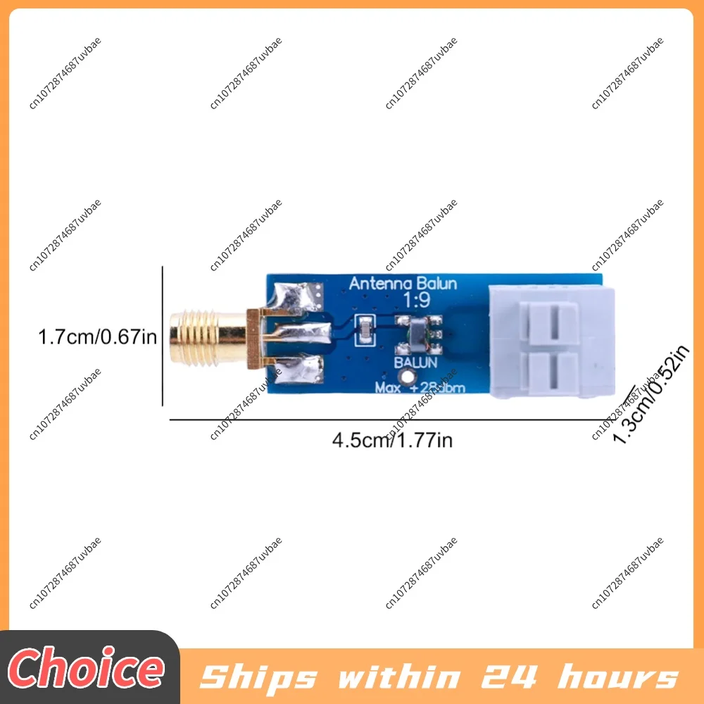 1/9 HF Antenna Balun RTL-SDR 160M-6M Long Wire HF Antenna with Antenna Input Protection for Ham It Up view 6