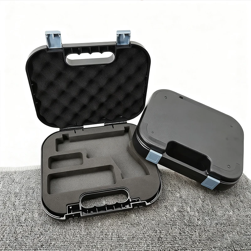 

G17 pistol gun storage box Portable suitcase with protective sponge lining Airsoft paintball Safety Storage Case Hunting Tool