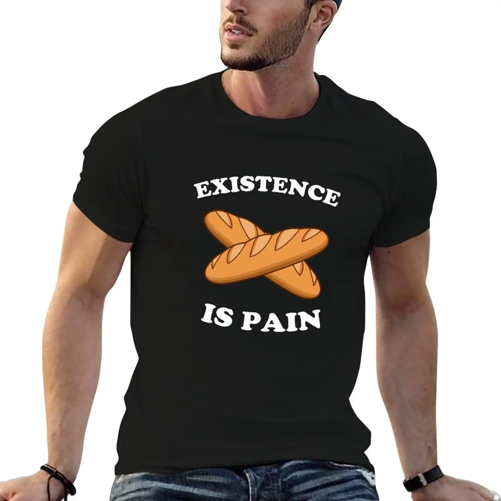 Existence Is Pain T-Shirt vintage clothes sweat funny t shirts for men