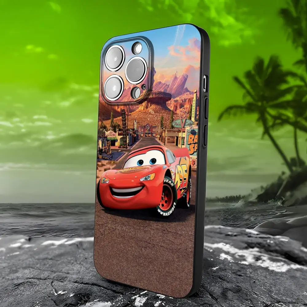 Cars 95 Lightning McQueen Phone Case For IPhone 15 16 13 Pro Max 14 12 11 Xr X 8 7 6 Plus Luxury Back Cover