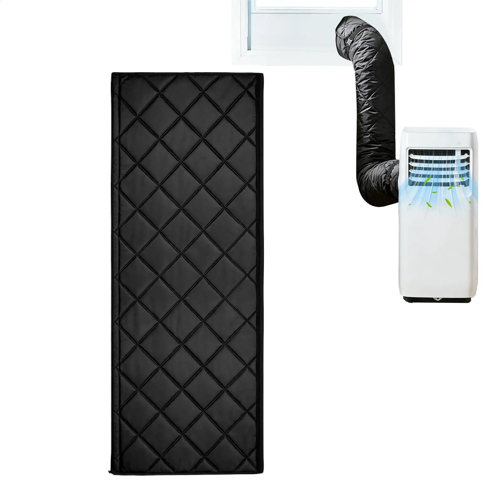 Indoor Outdoor Portable Air Conditioner Hose Insulation Oxford Cloth Insulated Cover Washable AC Pipe Insulation For RV Room