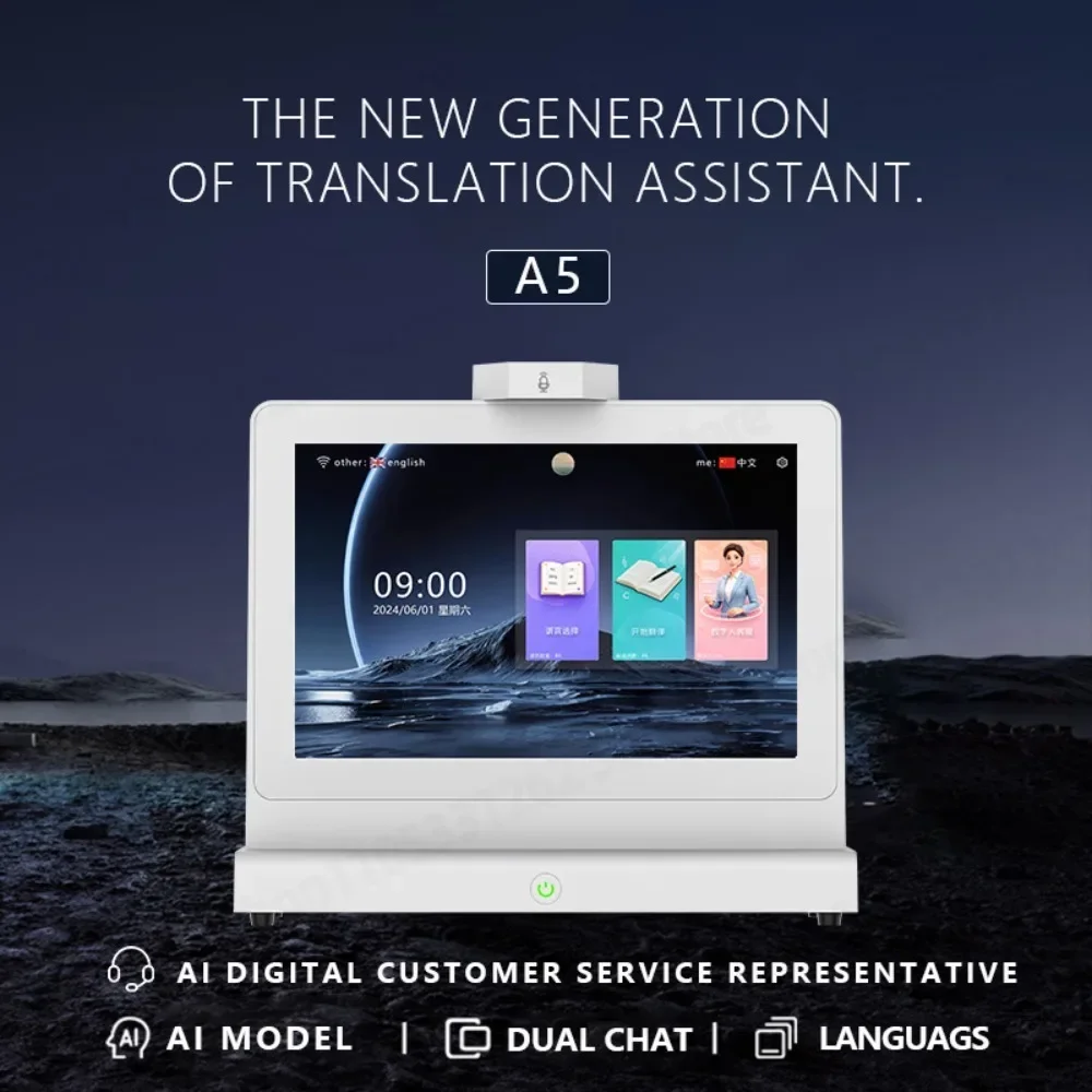 Dual Screen AI Translator BY-AI-Tr002 Multi Language Offline Translation Device For Travel And Language Learning