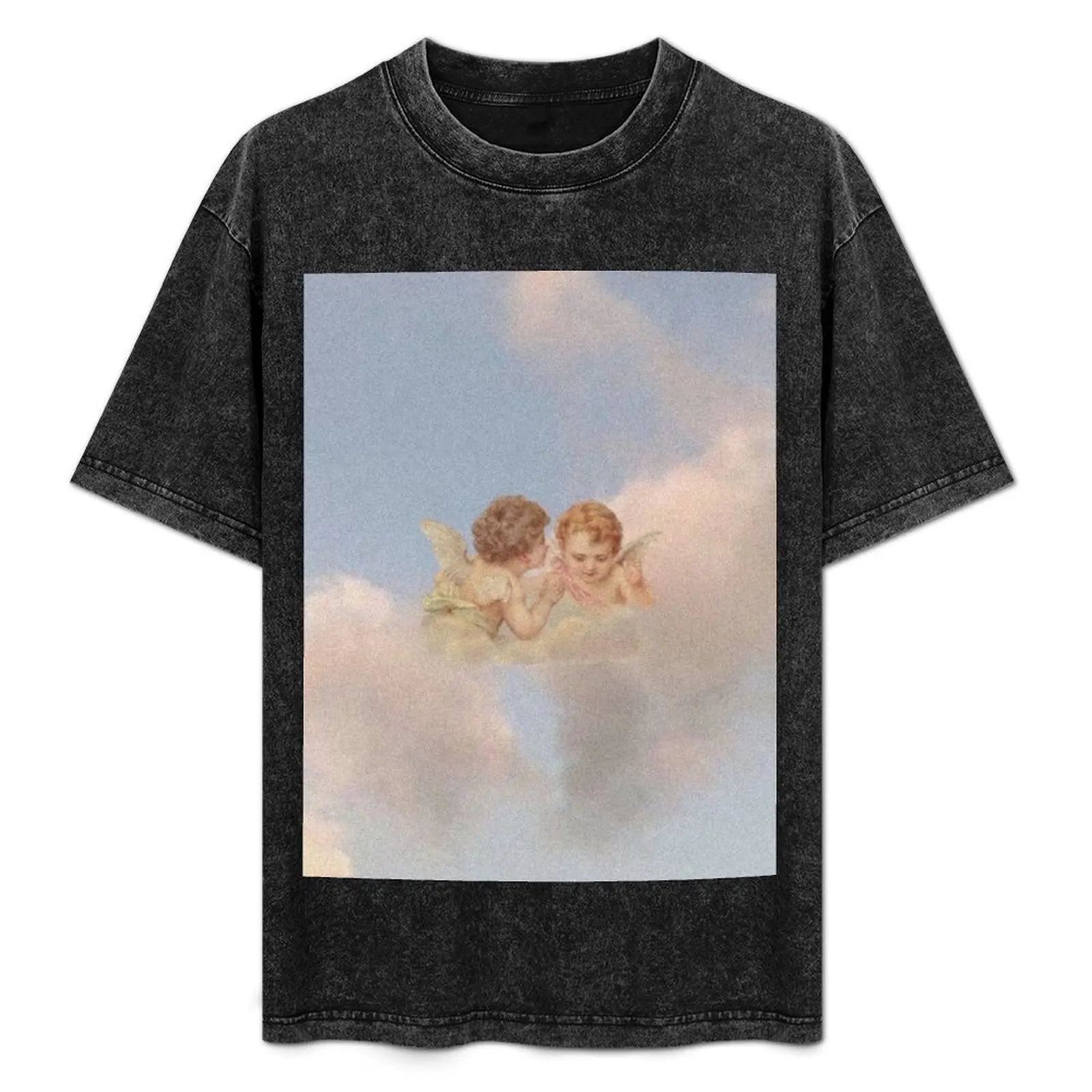 

Renaissance Cloud Angels T-Shirt plus size tops vintage anime shirt quick-drying mens graphic t-shirts pack