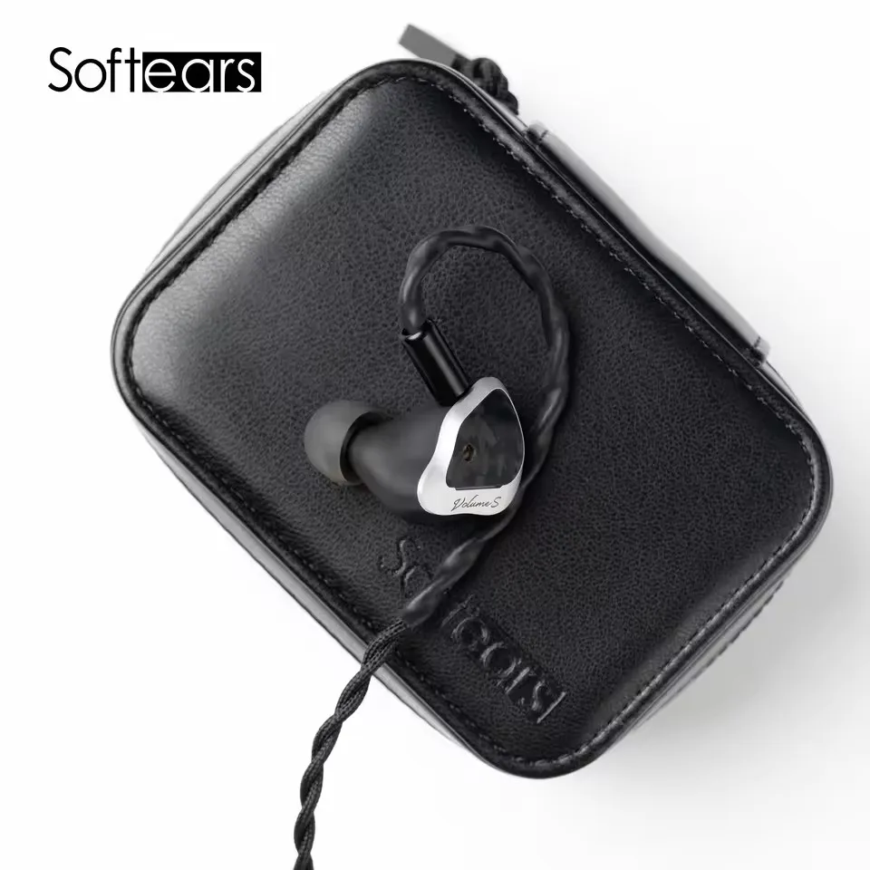 سماعات أذن Softears Volume S 1DD+1 Passive DD+2BA مع 3.5 ملم 4.4 ملم قابلة للتبديل