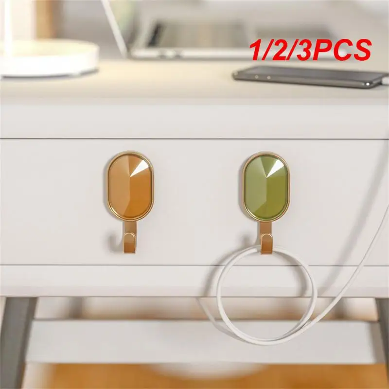 

1/2/3PCS No Trace Hook Waterproof And Moisture-proof Environmentally Friendly Material Sticky Hook Light Luxury Hook