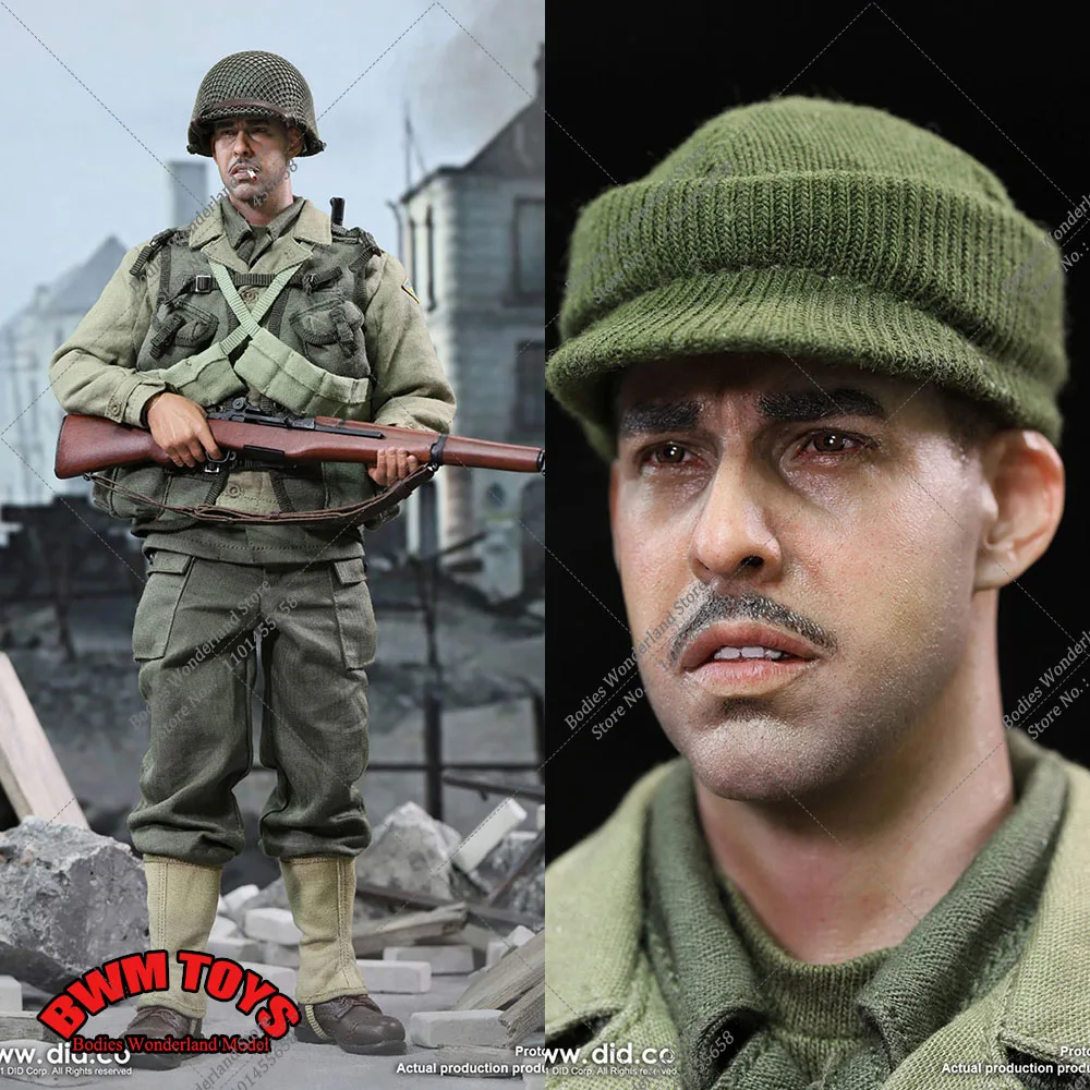 

In Stock 1/6 DID A80156 WWII American Rangers Battalion Male Soldier 29th Infantry Division Army Full Set Action Figure Model