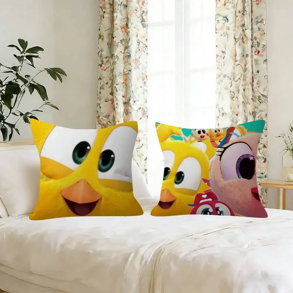 Cartoon Wheres Chicky Cute   Personalized picture text home decorative pillows Household Gifts 45x45cm