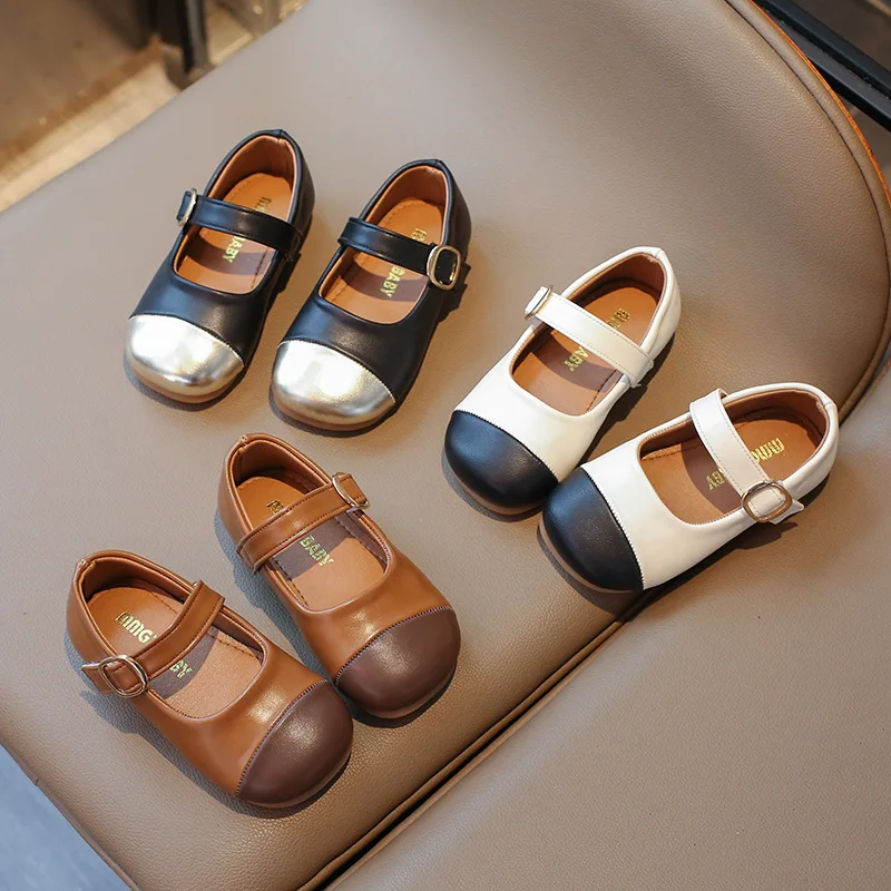 

Детская обувь для девочек, кожаная обувь для девочек, новая весенняя детская обувь принцессы для выступлений, модная детская одинарная обувь