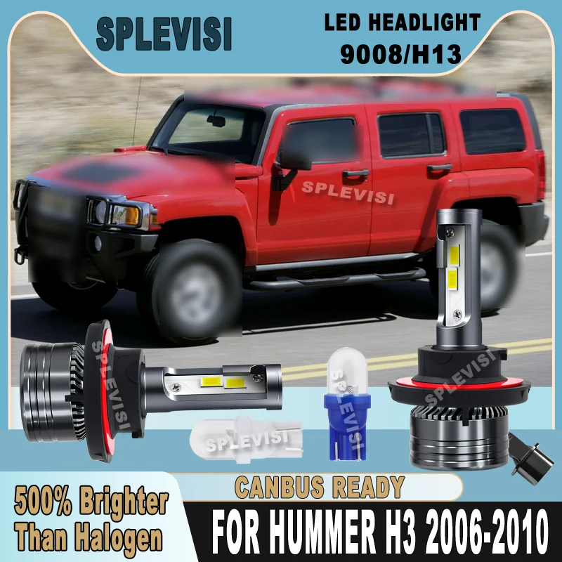 Weather-resistant Powerful Penetration In Foggy Weather 2-year Warranty LED HEADLIGHT For Hummer H3 2006 2007 2008 2009 2010