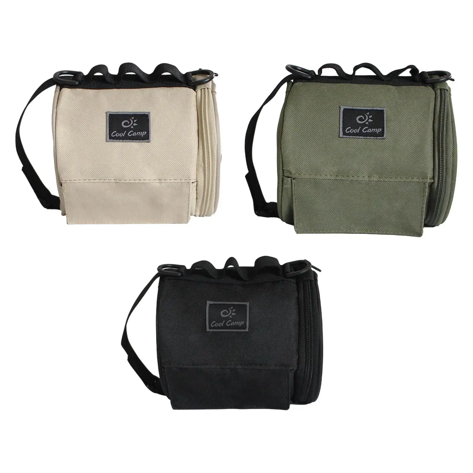 حامل مناديل خارجي محمول مع خطاف منظم ورق لف متعدد الأغراض مقاوم للاهتراء لحقيبة الظهر في السيارة والنزهات والمشي لمسافات طويلة في الهواء الطلق