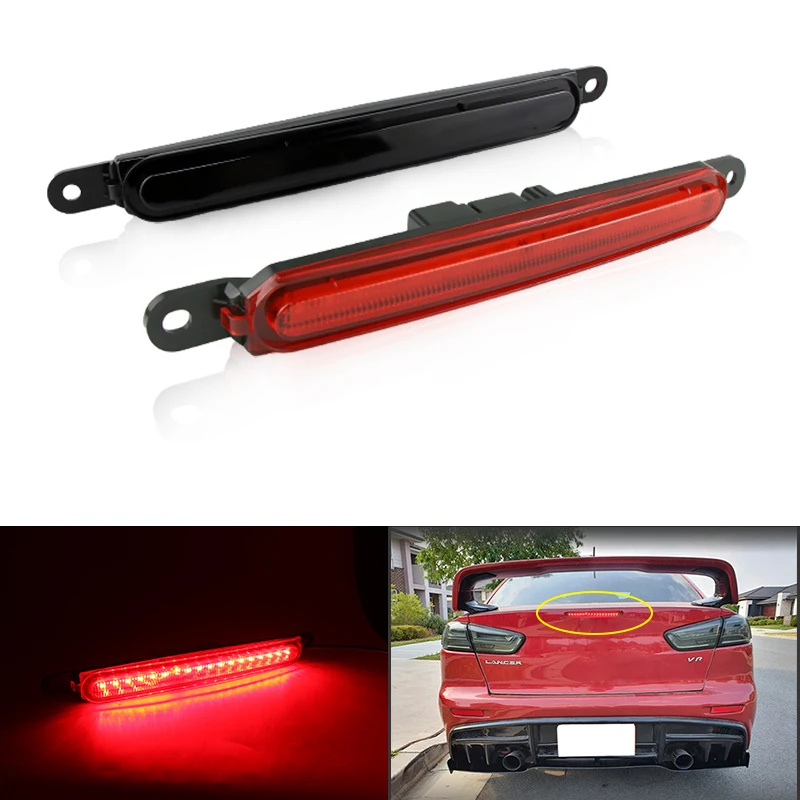 

1PC For Mitsubishi Lancer 2008-2016 LED 3RD Brake Light Trunk Back High Mount Stop Lamp Additional Brake Lights OEM# 8334A065