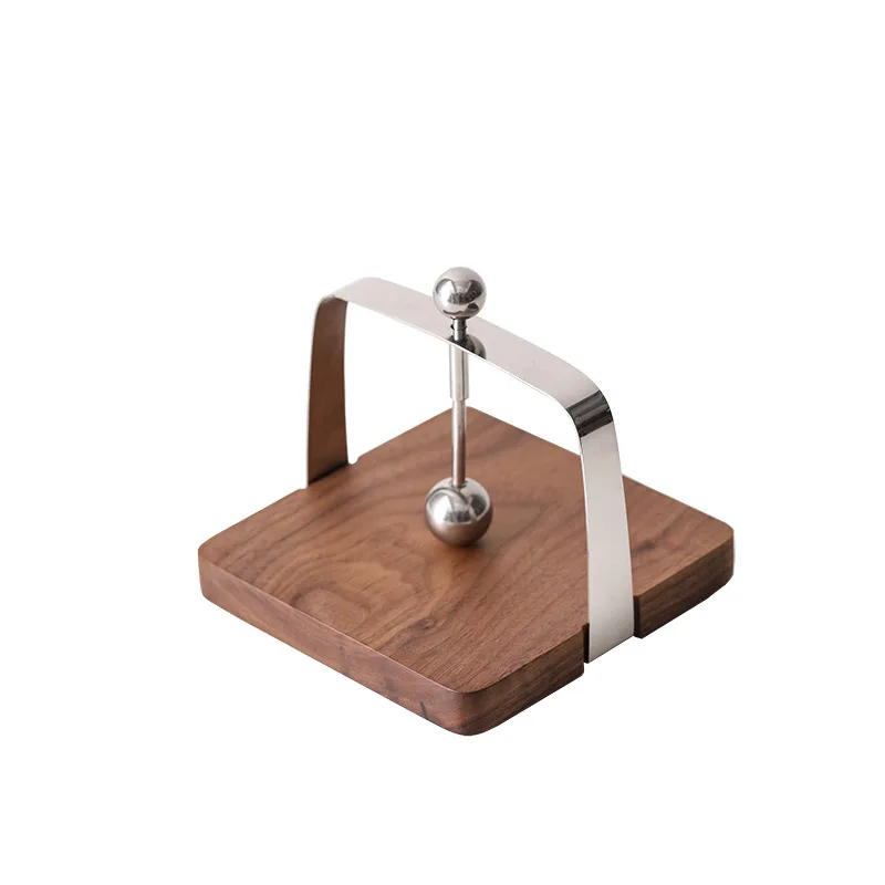 

DSA walnut tissue press living room desktop square tissue box cafe restaurant hotel paper rack wholesale
