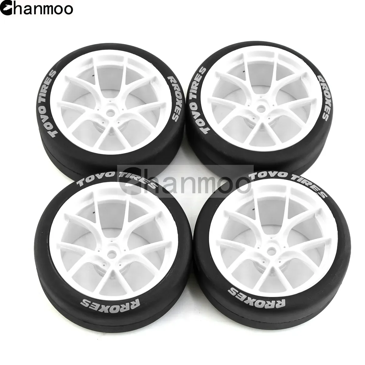 RC Rally Drift Tires On-road Racing Car Wheels Tyre for 1/10 On Road Car Tamiya TT01 TT02 XV01 XV02 PTG-2 HSP HPI Kyosho Parts