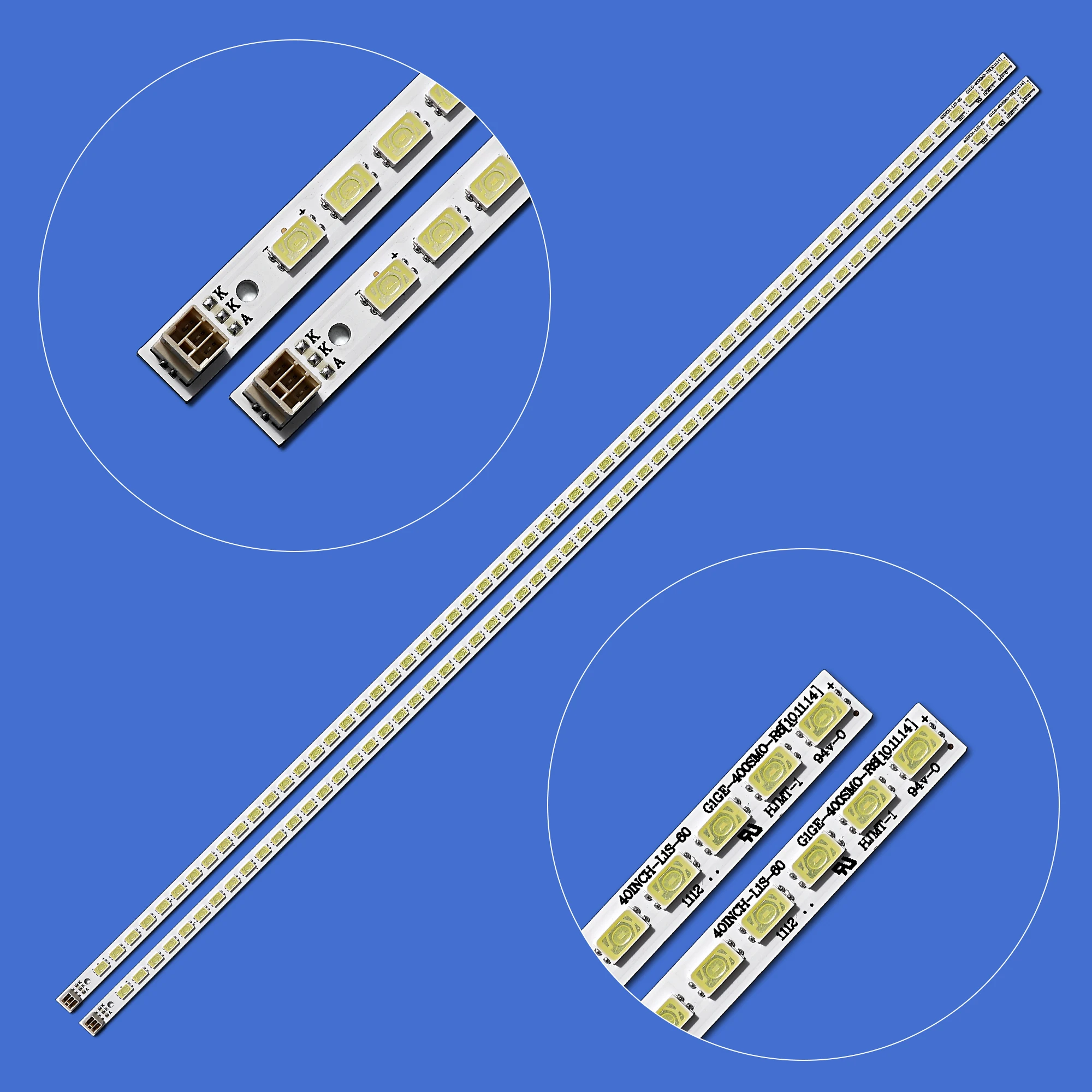 TV Lamp LED Backlight Strips For Grundig 40VLE6142C LED Bars SLED 2011SGS40 5630 60 H1 Bands Rulers 40INCH-L1S-60 G1GE-400SM0-R6