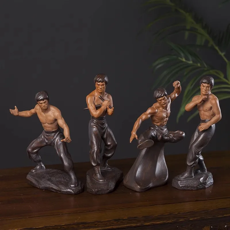 

Керамическая фигурка Шивана Брюса Ли, практики китайских боевых искусств