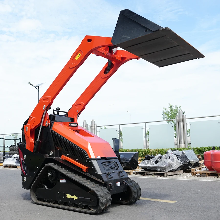 Free Shipping Mini Skid Steer Loader Euro 5 CE EPA Multifunctional Fully Hydraulic Mini Loader Skid Steer With Attachments